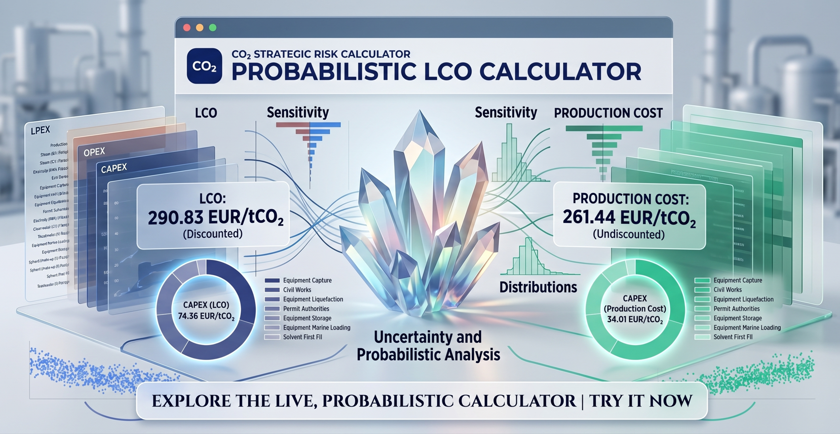 CO2LCO Probabilistic Calculator