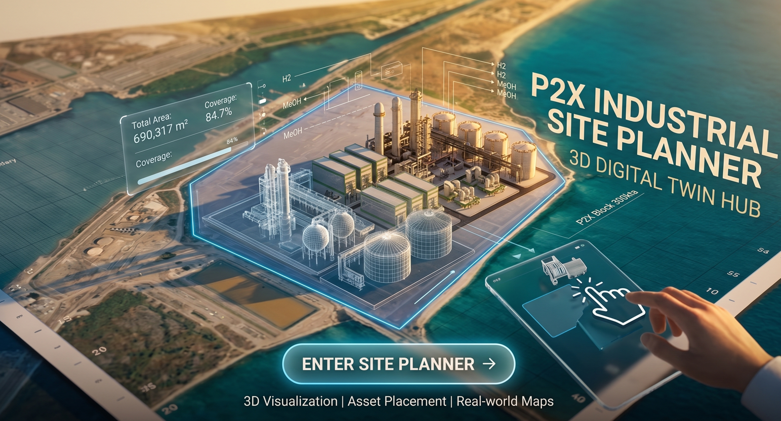 P2X Industrial Site Planner